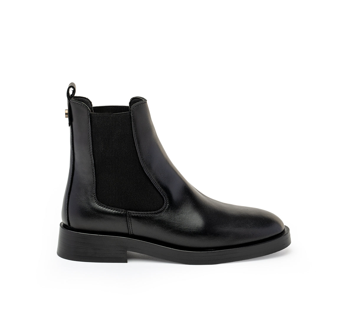 Botín Chelsea Piel Negro