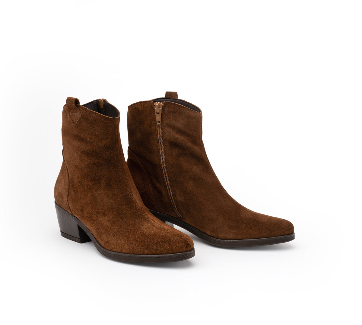 Botín Fulam serraje castaña