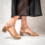 Bea Oak High-Heel Sandal