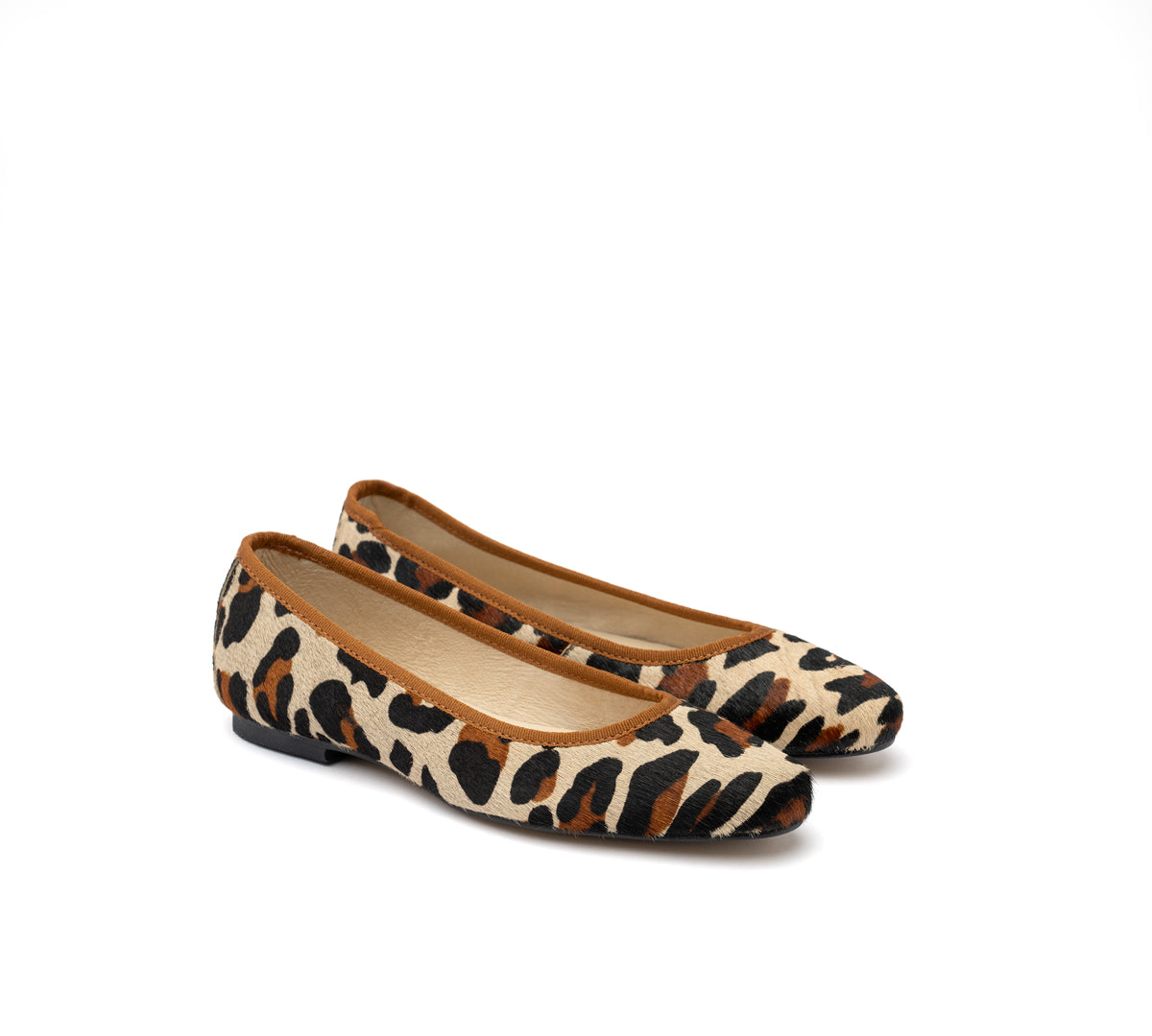 Bailarina Sandrine Pelo de potro ribete camel