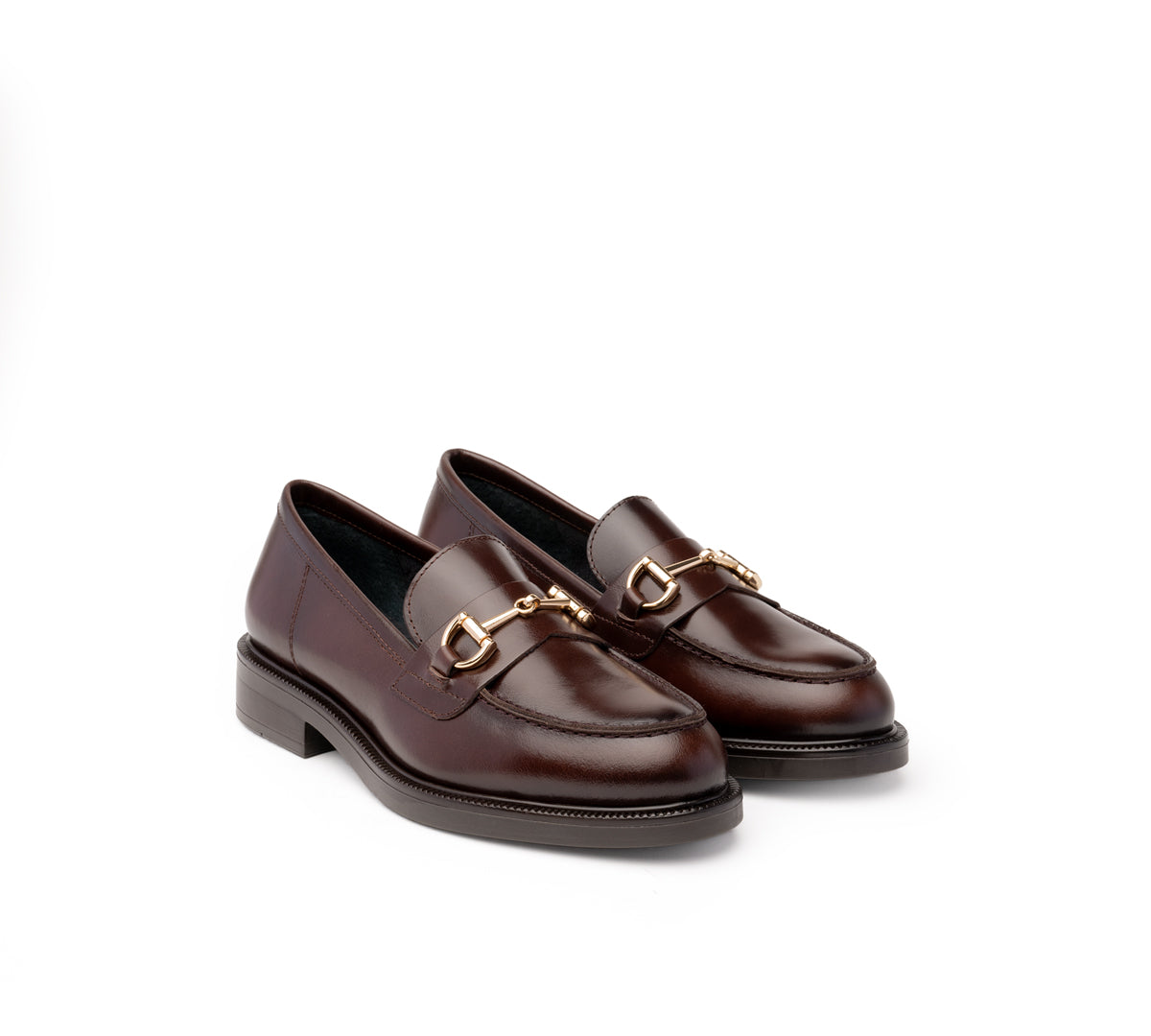 Mocasín Oxford Piel Marrón