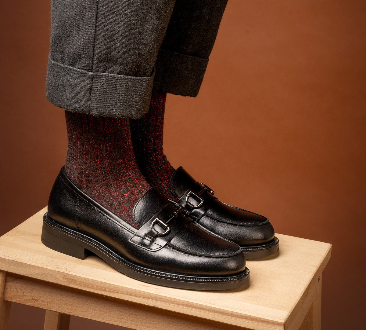 Mocasín Oxford Piel Negro