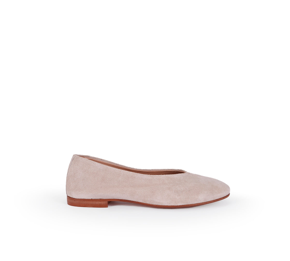 Lucrecia in Nude Suede