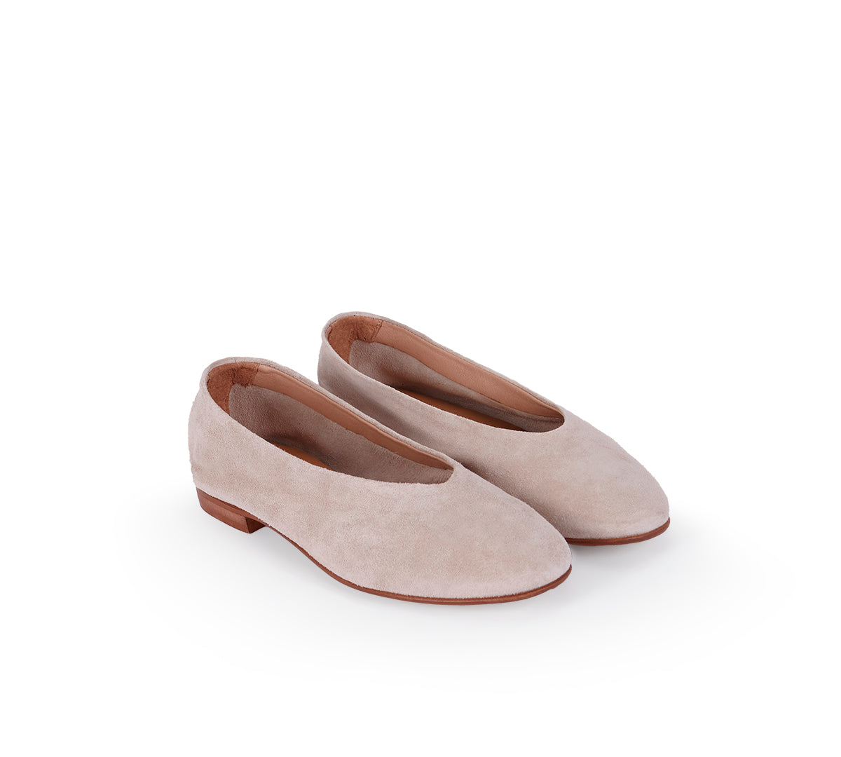 Lucrecia in Nude Suede