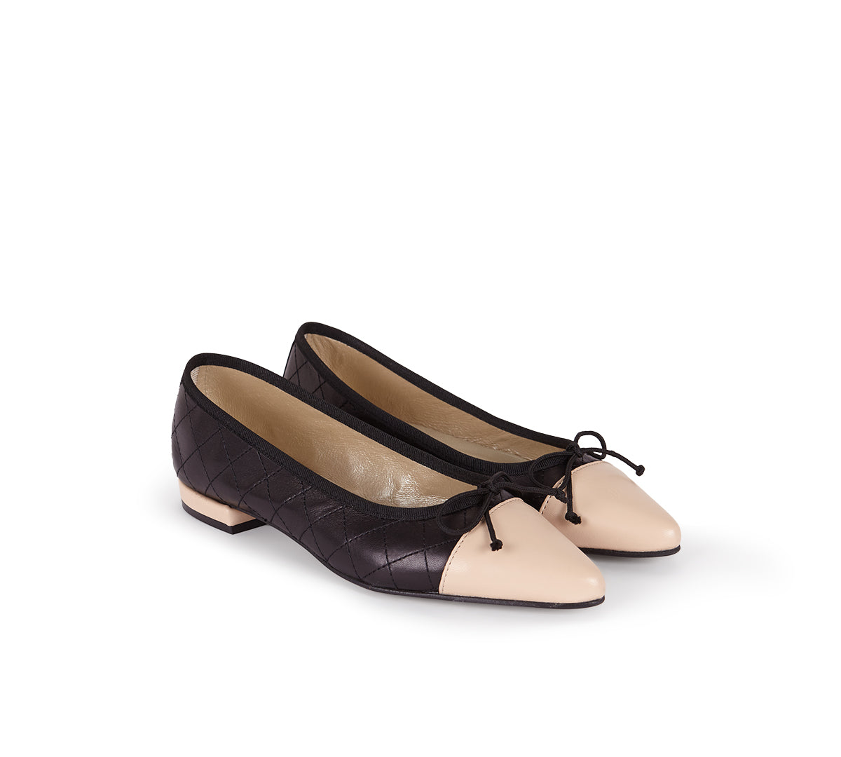 Bailarina Chester negro punta fina