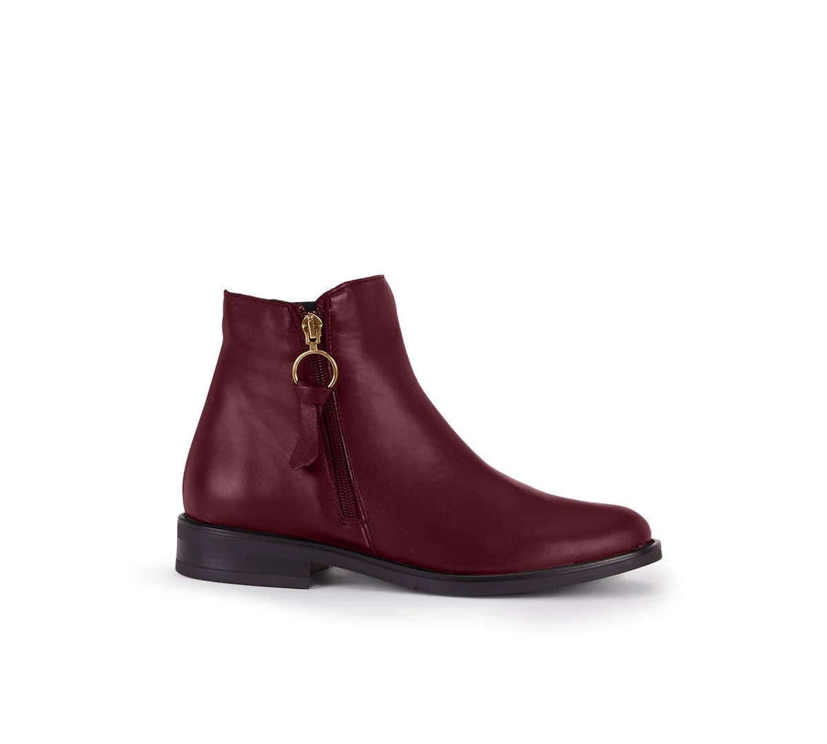 Botin Cottage Piel Burdeos