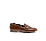 Penny Brown Leather Loafer