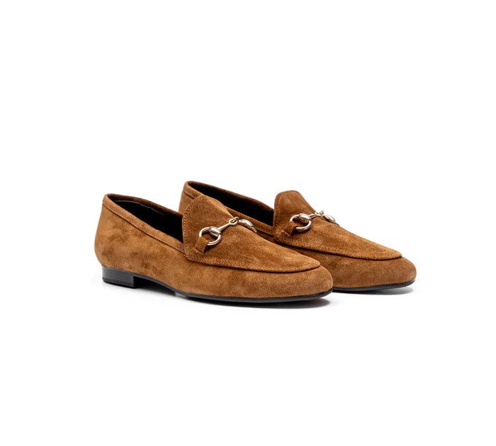 Mocasín Canido Serraje Castaña