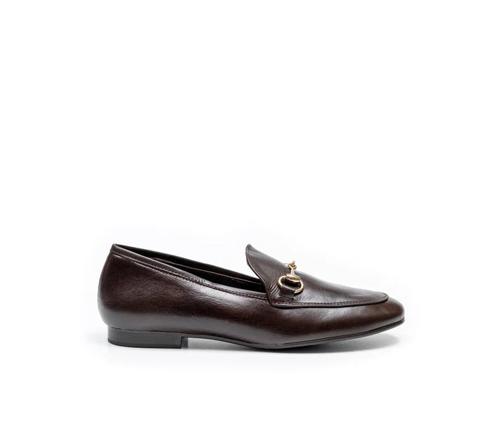 Mocasín Canido Piel Chocolate