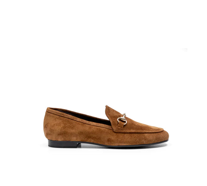 Mocasín Canido Serraje Castaña