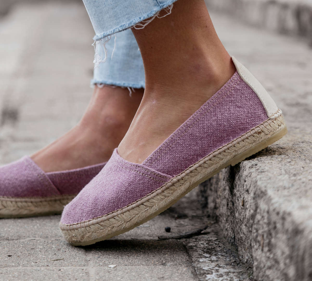 Camping in Pink Linen
