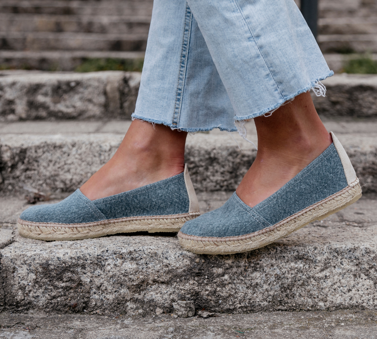 Camping in Blue Linen