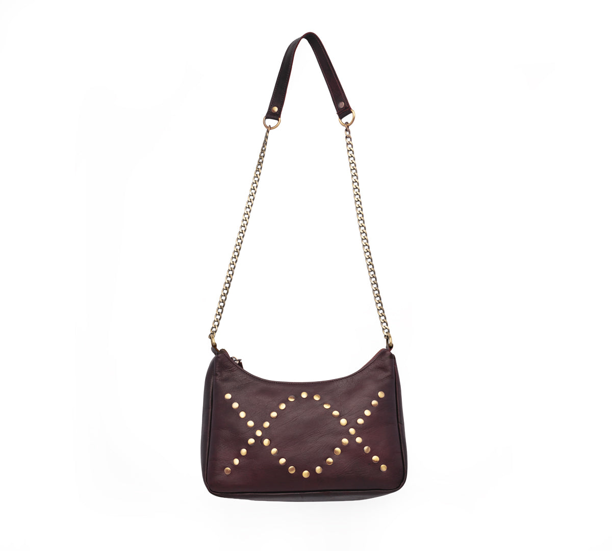 Bolso Granada Marrón Burdeos