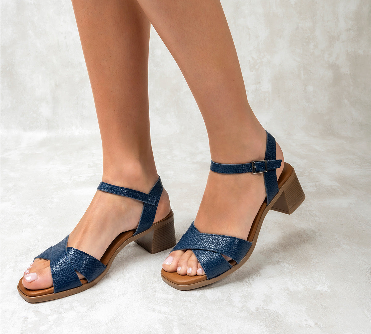 Bea Oak High-Heel Sandal