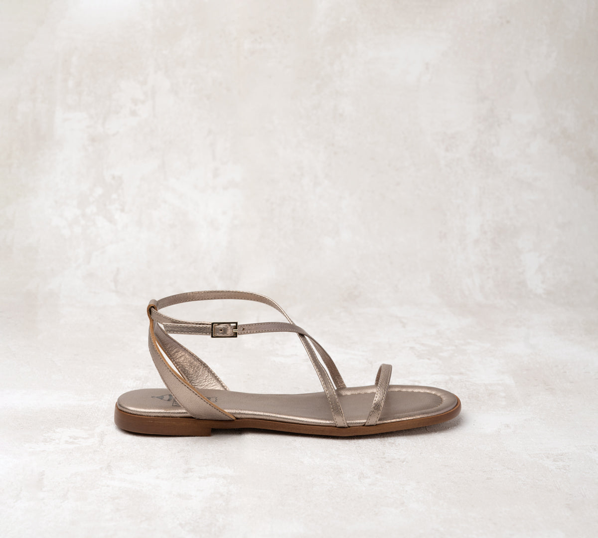 Cadaqués Metallic Sandal