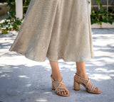 Sandalia Cloe piel nude