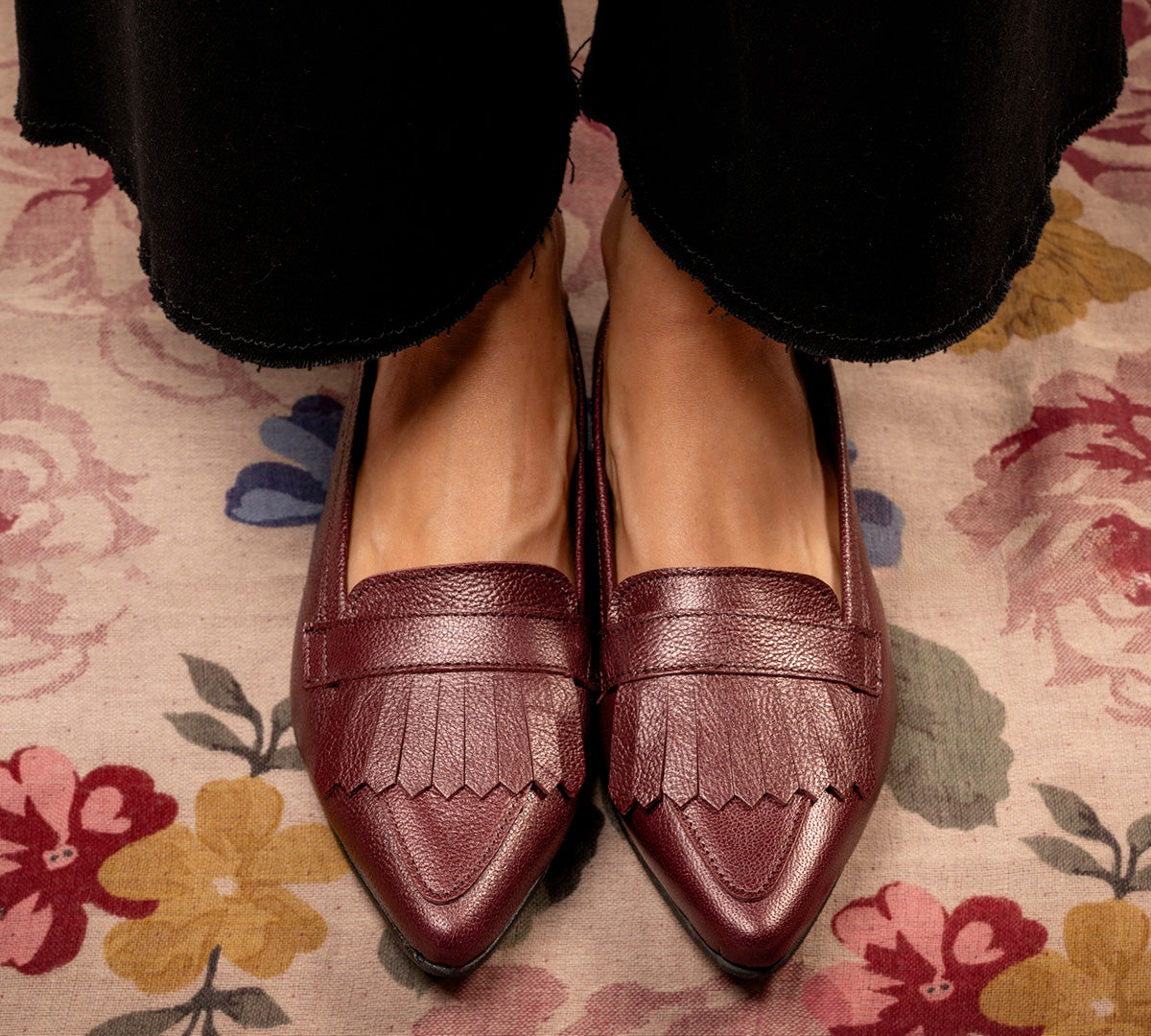Mocasín Kensington Vino