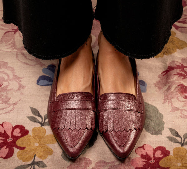 Mocasín Kensington Vino
