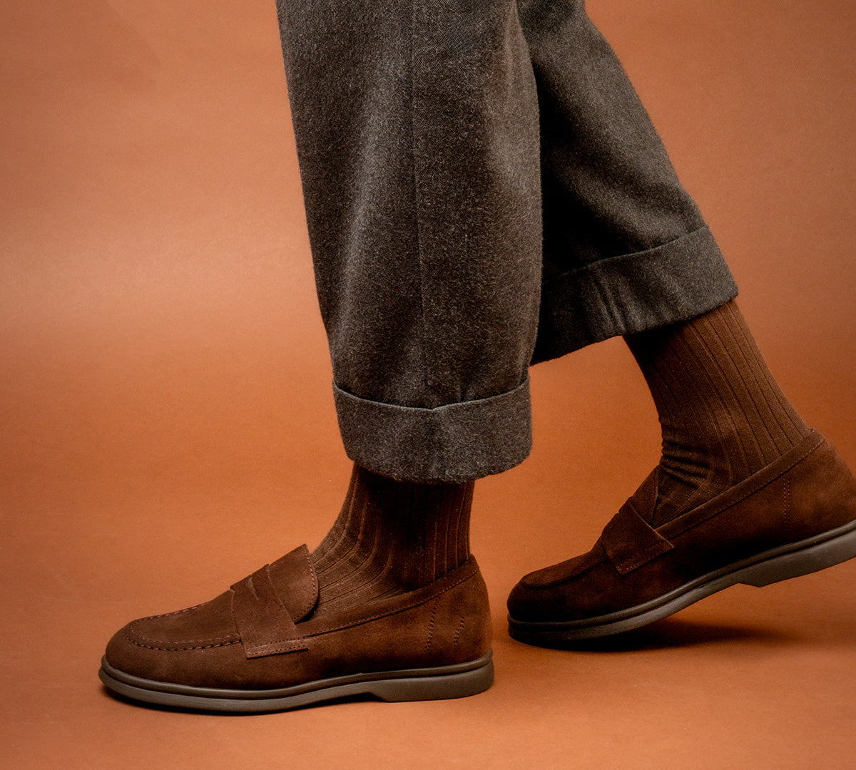 Mocasín Oxford Serraje Marrón