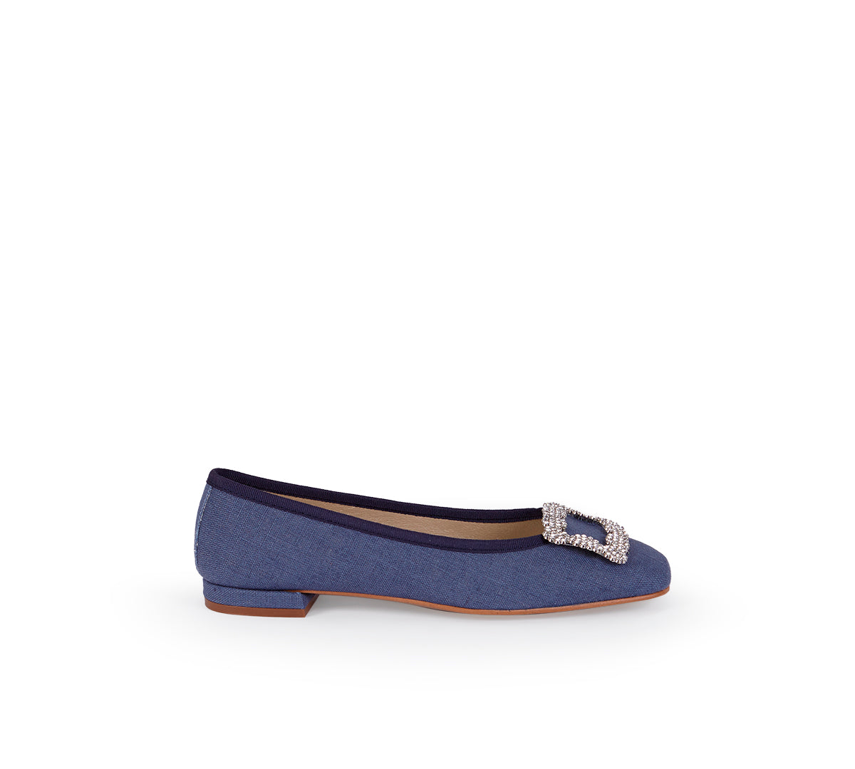Bailarina Tiara Lino Azul