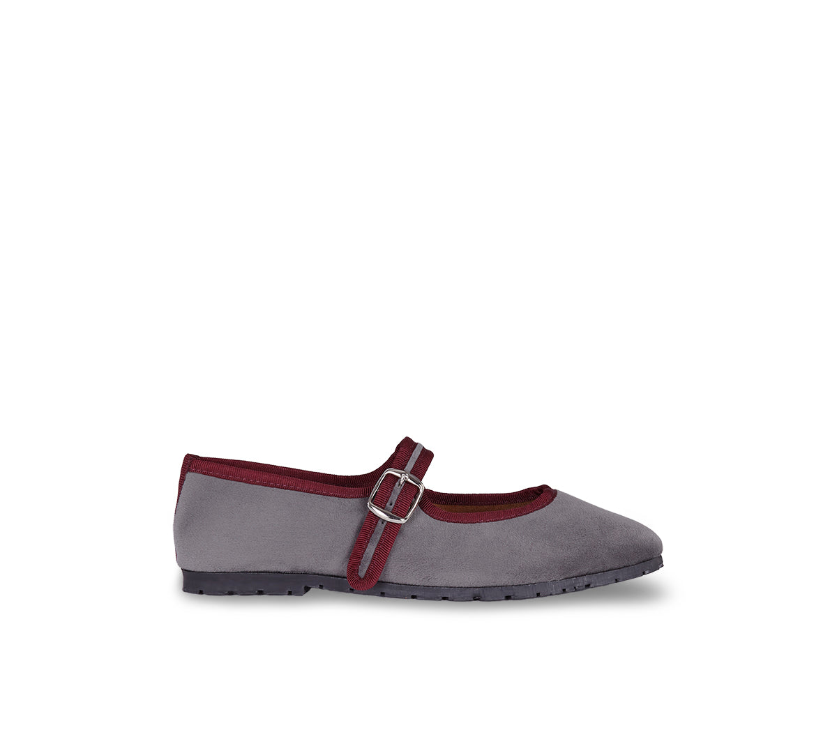 Merceditas Berta terciopelo Gris