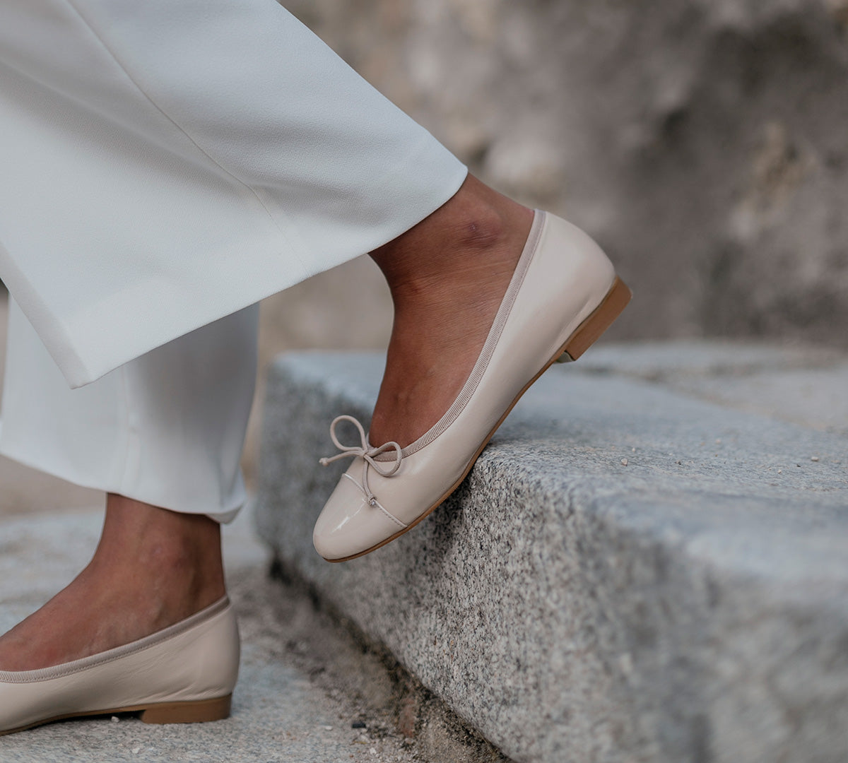 Bailarina Horma Guante Beige