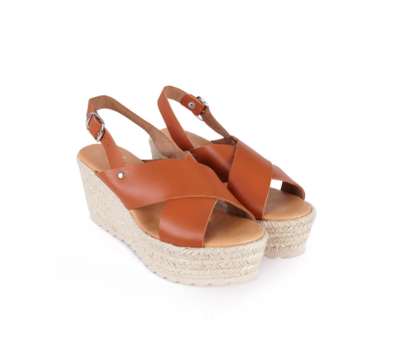 Comporta Leather Wedge
