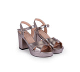 Pippa metallic lead sandal