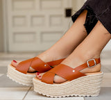 Comporta Leather Wedge