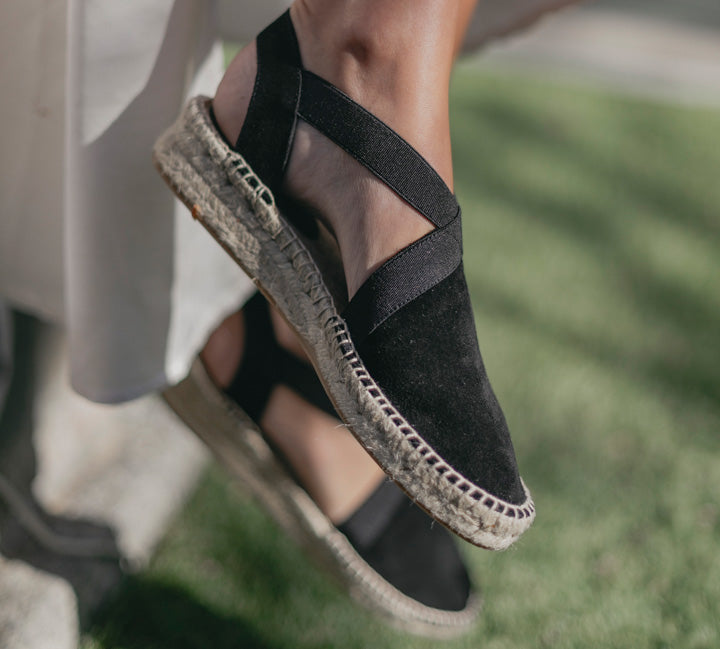 Barbate Black Esparto Suede Lateral rubbers 