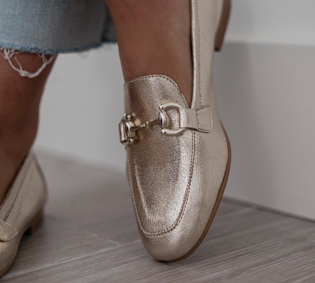 Mocasín Canido Champagne