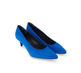 Stilettos Glamour ante Azul Klein 4,5cm