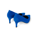 Stilettos Glamour ante Azul Klein 6,5cm