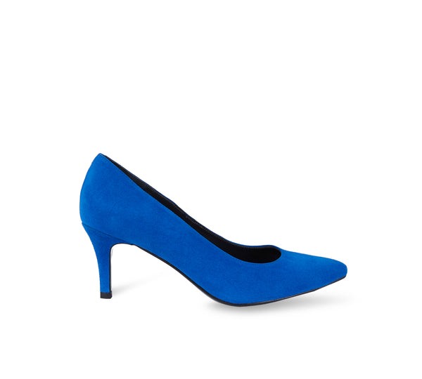 Glamour Stilettos Klein Blue Suede 6,5cm