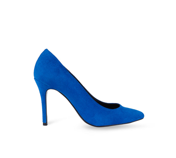 Glamour Stilettos Klein Blue Suede 8cm