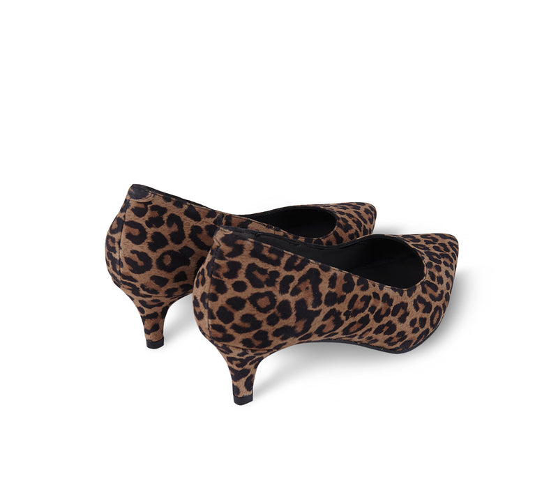 Stilettos Glamour leopardo  4,5cm