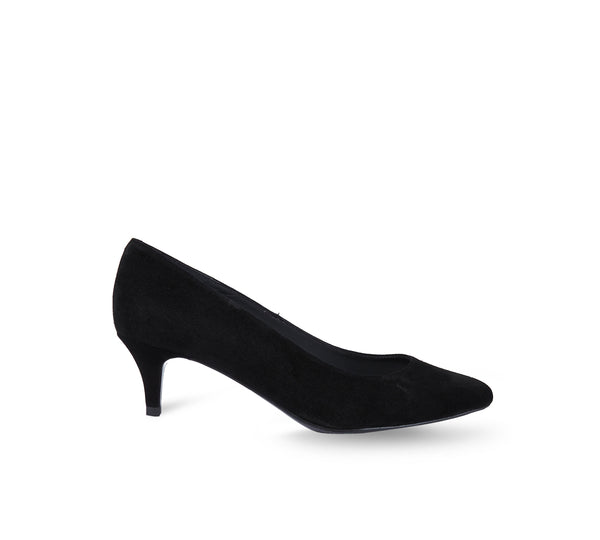 Stilettos Glamour ante Negro 4,5cm