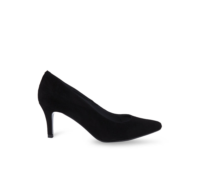 Glamour Stilettos Black Suede 6,5cm