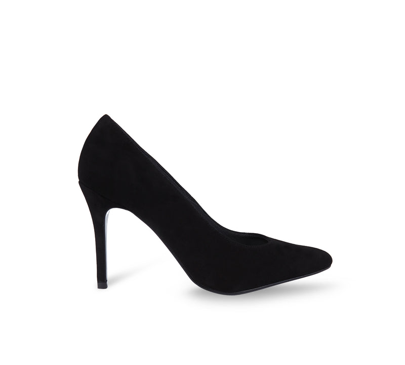 Glamour Stilettos Black Suede 8cm